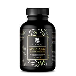 Magnesiumcitrat 375 Kapseln hochdosiert - 2250mg Magnesium pro Dosis* Luondu