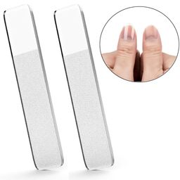 COOL-i Nano Glasnagelfeile  für Naturnägel, Baby Nägel & Pediküre, langlebig & sanft,2 Stk.