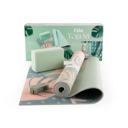 Myga Yoga-Einsteiger-Set - Palmen Design