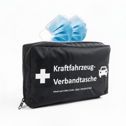 KARAT KFZ-Verbandtasche - Erste Hilfe Set - DIN 13164:2022 mit zwei Masken