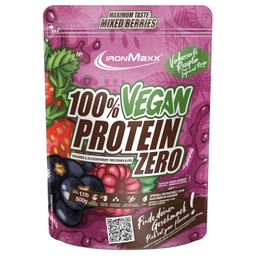 IronMaxx 100% Vegan Protein Zero mixed berries