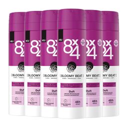 8x4 Deo Spray BLOOMY BEAT Mix aus blumig und orientalisch