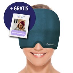 IEA Medical Migränemaske blau mit Migränetagebuch