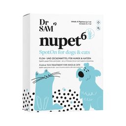 Dr. SAM Nupet6 - Floh- & Zecken Spot-on mit Citronellal für Hunde und Katzen