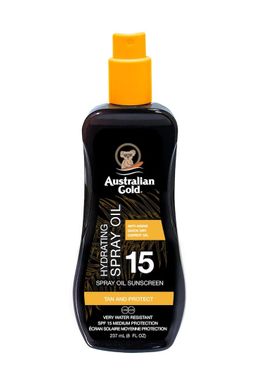 sunscreen SPF15 spray oil hydrating formula