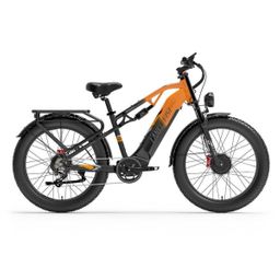 LANKELEISI MG800MAX Elektrofahrrad mit Doppelmotor und 48V 20Ah Akku