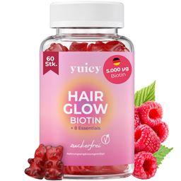 yuicy® Hair Glow – Biotin Gummibärchen für gesunde Haare & Nägel