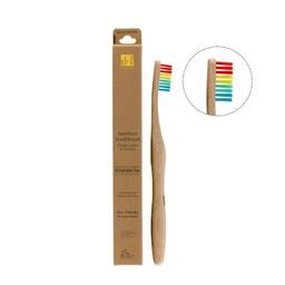 Dr. Botanicals Bambuszahnbürste Regenbogen
