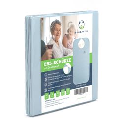 Sensalou Lätzchen Ess-Schürze Ess-Latz für Erwachsene Senioren - Druck Knopf