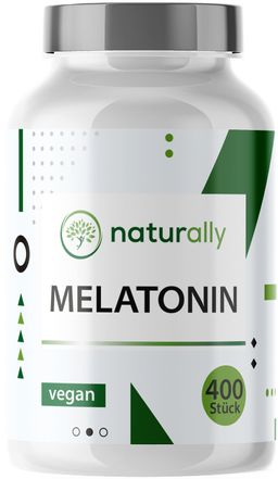 naturally Melatonin | bioaktive Melatonintabletten hochdosiert,  ohne Zusätze