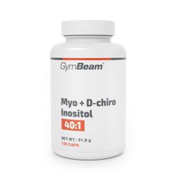 GymBeam Myo+D-Chiro Inositol Inositol-Komplex vegan Kapseln