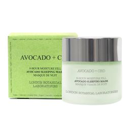 London botanical loboratories Avocado + CBD | 8-Stunden Feuchtigkeit Füllen Avocado Schlafmaske
