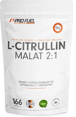 ProFuel - L-Citrullin Malat 2:1 Pulver - optimal hochdosiert mit 3000 mg Citrullin