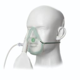 Intersurgical Sauerstoffmaske für Erwachsene mit Schlauch und Reservoir