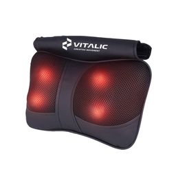 VITALIC Shiatsu-Massagekissen – Elektrisches Massagegerät für Nacken und Rücken