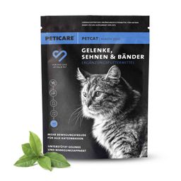 Peticare Gelenke Pulver-Mix für Katzen, zur Unterstützung von Mobilität & Bewegungsapparat