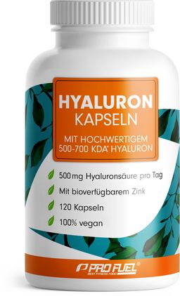 ProFuel - Hyaluron Kapseln - 500 mg Hyaluronsäure pro Tag - Kapseln