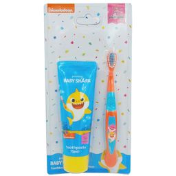 Nickelodeon - Baby Shark Zahnbürste und Zahnpasta Set