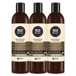 Hello Nature Shampoo mit Kokosöl Pantenol  für Haarpflege Bio