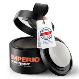 IMPERIO® Ansatzpuder - kaschiert herauswachsende Ansätze & kahle Stellen im Haar