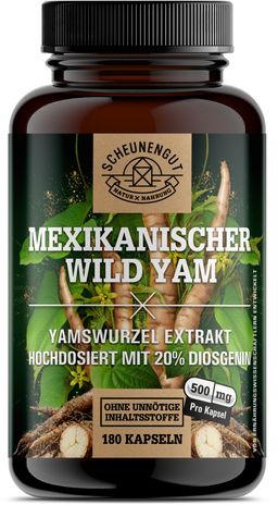 Scheunengut® Yamswurzel Extrakt | Mexikanischer Wild Yams Kapseln