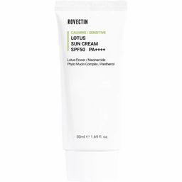 ROVECTIN Calming Lotus Sun Cream SPF50+ PA++++ – Gesichtssonnencreme