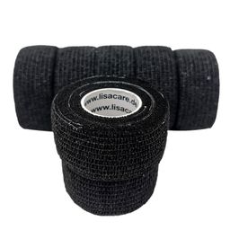 LisaCare latexfreie, kohäsive Fingerpflaster 2,5cm - Schwarz