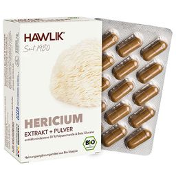 Hawlik Bio Hericium Extrakt + Pulver Kapseln