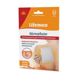Lifemed Wärmepflaster, 9,5 cm x 13 cm, weiß