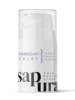 Hämorrhoiden Salbe mit CBD & Hamamelis | HämoSan | SAPURA®