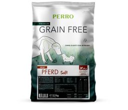 PERRO Trockenfutter Grain Free Pferd Soft - Hund Adult