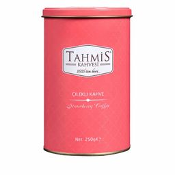 Tahmis Kahvesi Kaffee mit Erdbeeren
