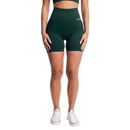 GymBeam Shorts Damen nahtlos mit hoher Taille und Slim Fit in Forest