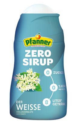 Pfanner Der Weiße Tee Zitrone-Holunderblüte Zero Sirup