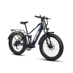 RATTAN Pathfinder Pro Elektrisches Mountainbike mit 48V 18Ah Akku und Shimano 7-Gang-Schaltung
