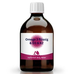 natürlich lang leben Omega 3 flüssig & D3 & K2