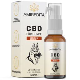 Amiredita CBD Öl Hunde 1500mg - Rindaroma, 30 ml