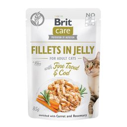 Brit Care Cat - Fillets in Jelly with Fine Trout & Cod