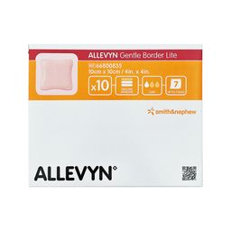 ALLEVYN Gentle Border Lite 10x10 cm Schaumverband (10 Stk.)
