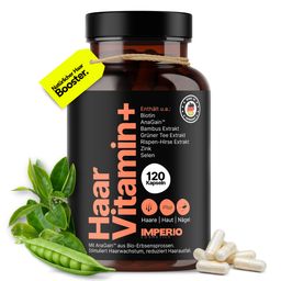 IMPERIO® Haarvitamin+ fördert Haarwachstum, reduziert Haarausfall, stärkt Haare, Haut und Nägel
