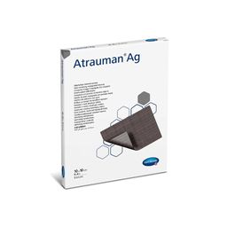 ATRAUMAN Ag 10x10 cm steril Kompressen