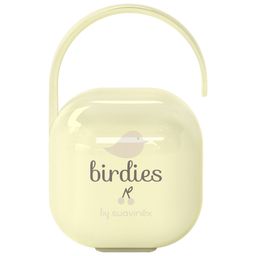 Suavinex Birdies Schnullerhalter 0 Monate und Mehr (Farbe : Gelb)