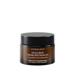 JUNGLÜCK Hyaluron Creme Reichhaltig - Well Aging, Tages- & Nachtcreme mit Bio Aloe Vera
