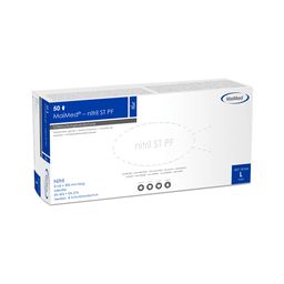 #MaiMed Nitrilhandschuhe ST PF blau puderfrei 50 Stück Gr. L