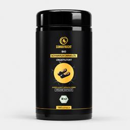 SUNNAFRUCHT® Premium Ungefilterte BIO Schwarzkümmelöl Kapseln