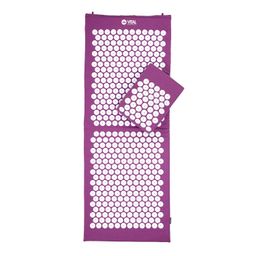 bodhi Vital Akupressur-SET XL aubergine, Akupressur-Matte mit Kissen und Tasche