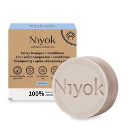 Niyok 2 in 1 festes Shampoo + Conditioner - Sensitiv Bio