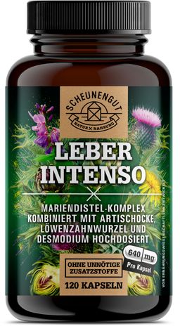 Scheunengut® LEBER INTENSO | Hochdosierte Leber Kapseln 100% natürlich