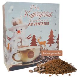 Querfee - Kaffee Adventskalender – 24 verschiedene Kaffees gemahlen