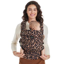 Momcozy Baby Trage - Leichte & Atmungsaktive Leopard